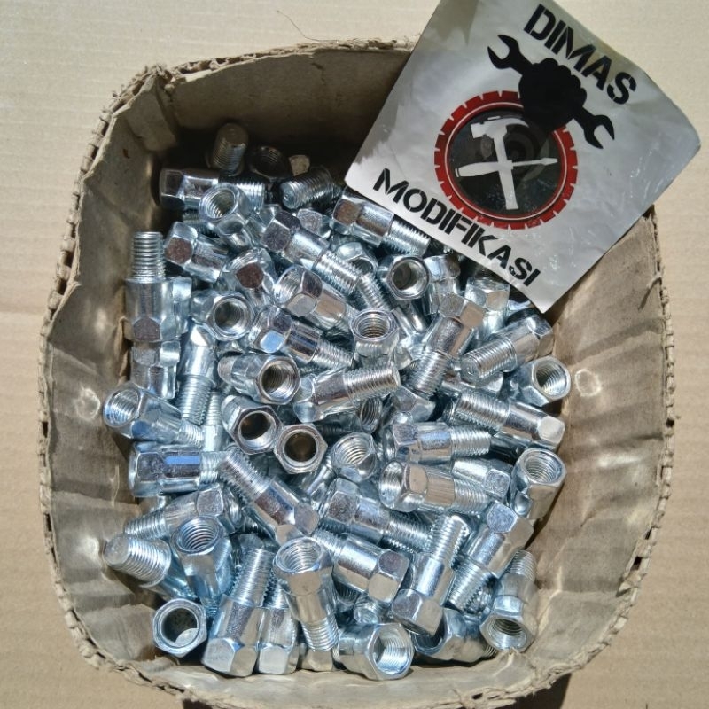 GROSIR  Baut Sambungan Peninggi Spion Honda Beat Lama Baut Peninggi Spion Vario Lama Baut Peninggi S