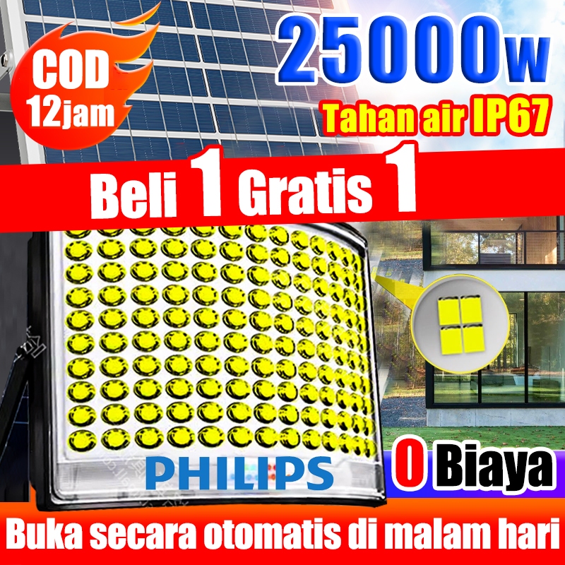 Pencahayaan otomatisLampu tenaga surya Lampu tenaga surya outdoor lampu sorot solar cell otomatis
