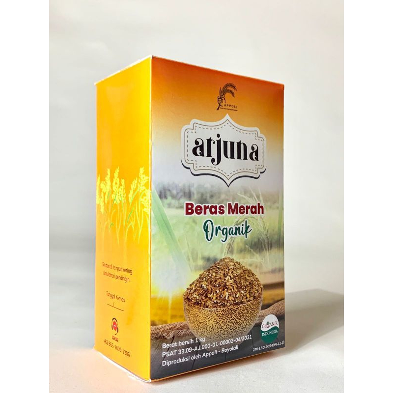 

Beras Merah Organik ARJUNA APPOLI