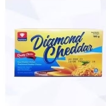 

Promo Keju Diamond Cheddar 180gram