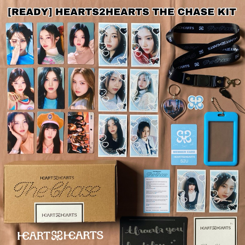 [READY] HEARTS2HEARTS THE CHASE KIT (FREE GANTUNGAN KUNCI ACRYLIC + 8 STIKER)