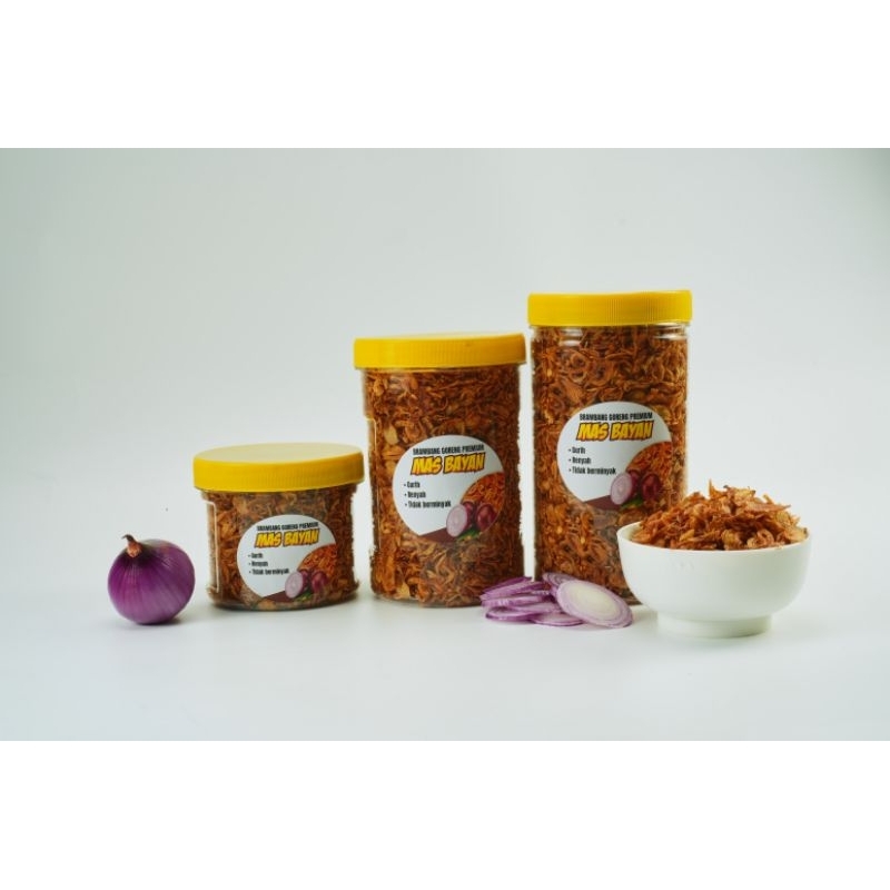 

Brambang Goreng Pak Bayan 260 gram | Asli Bawang Merah