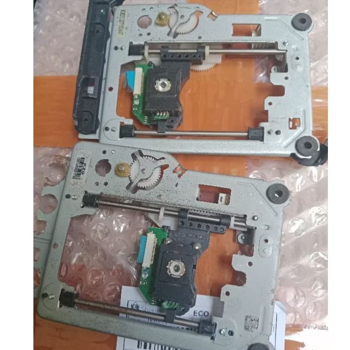 laser optik bekas dvd player tanpa motor diy experimin