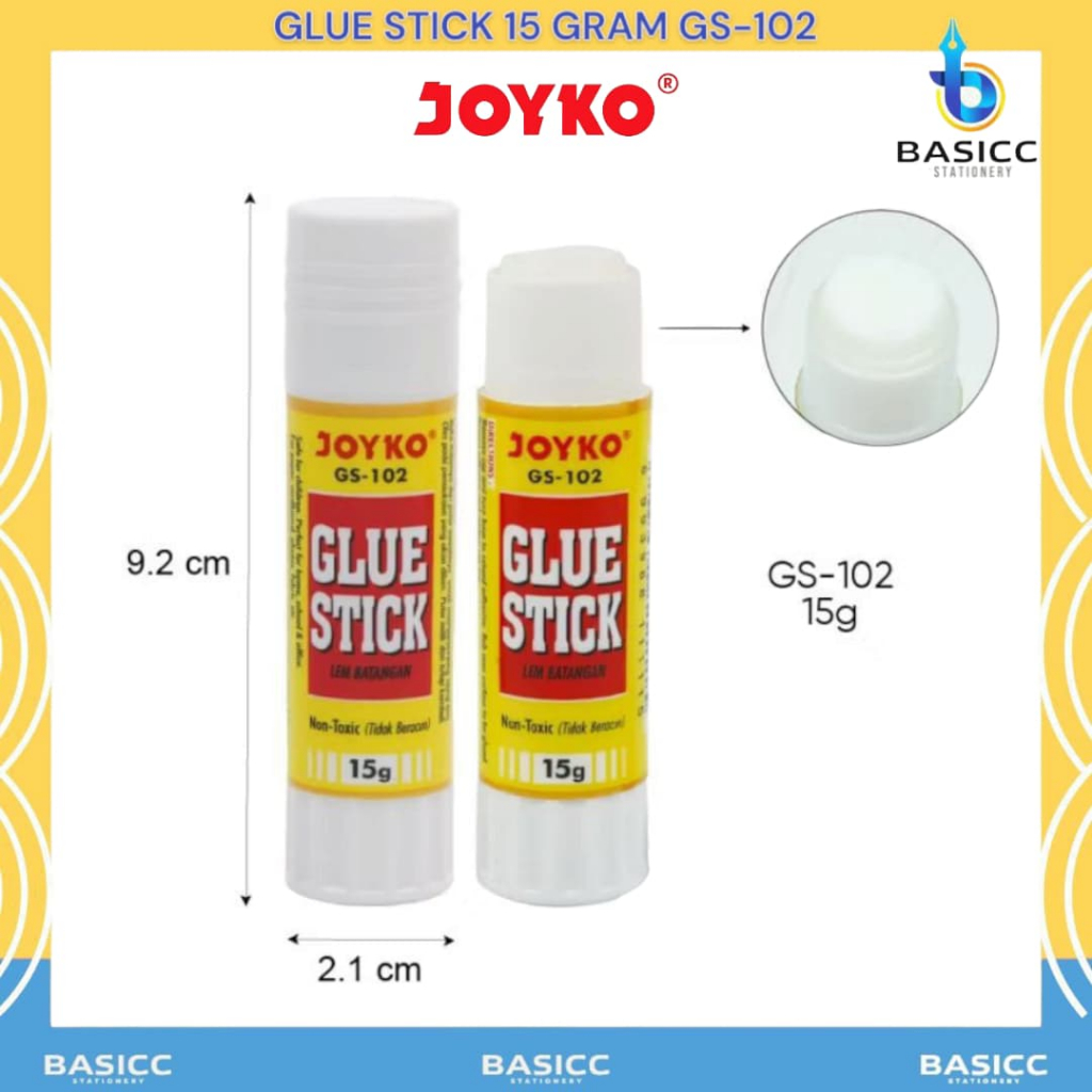 

Joyko Glue Stick 15 Gram Lem Kertas Batang GS -102 | @1 Pcs
