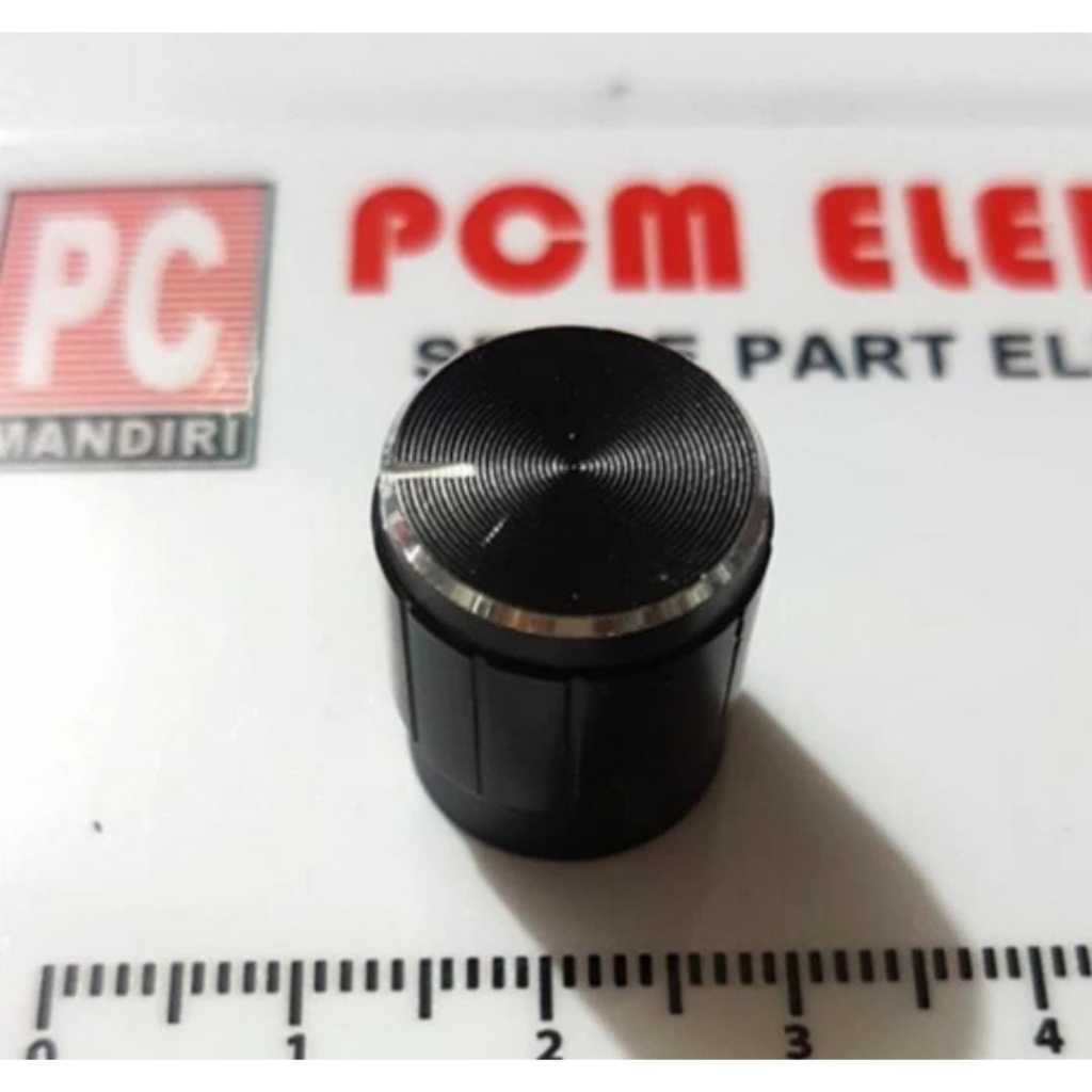 RD0352 knop knob potensio 1,5mm alumunium 15mm by PCM LTC GLODOK