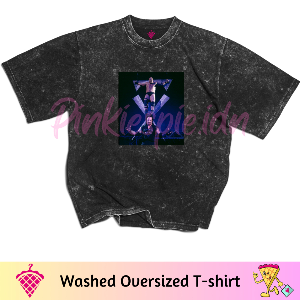 Pinkiespie.Idn Kaos WWE Steve Austin The Stone Cold & The Undertaker Smack Down Basic, Washed, Overs