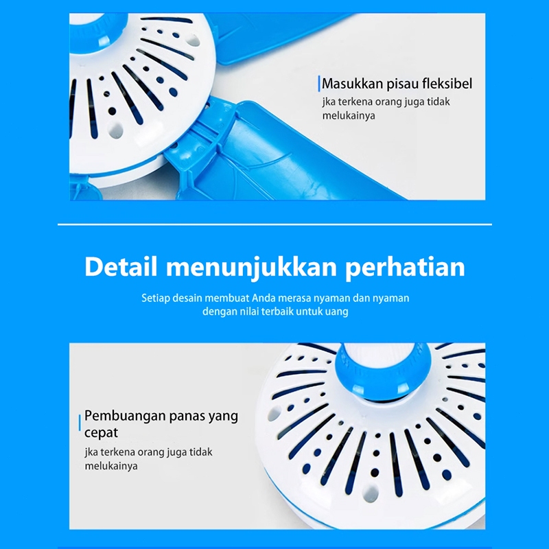 TERBARU HAOYANDE KIPAS ANGIN GANTUNG PLAFON LANGIT MINI KIPAS ANGIN BALING BALING GANTUNG 60WATT