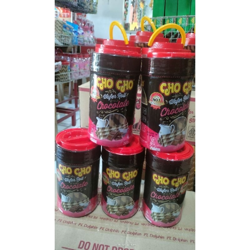 

CHO CHO WAFER ROLL CHOCOLATE JAR 260gr