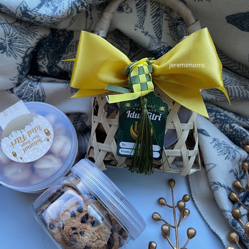 

Hampers Kue Kering Lebaran | Parcel Idul Fitri | Mini Hampers Kue Lebaran [ 1 Toples ]