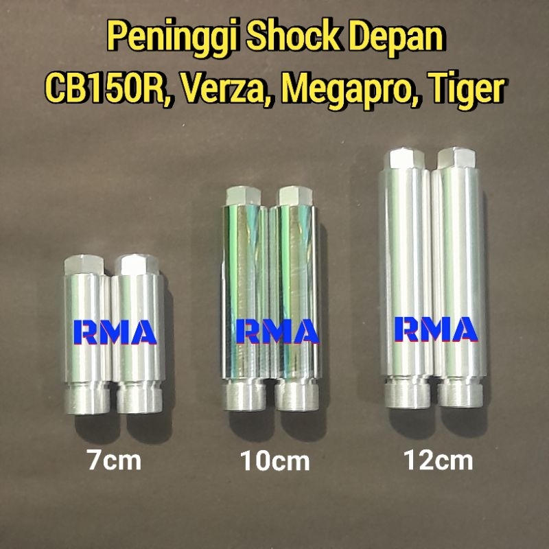 Peninggi Shock Depan CB150R Tiger Megapro Verza