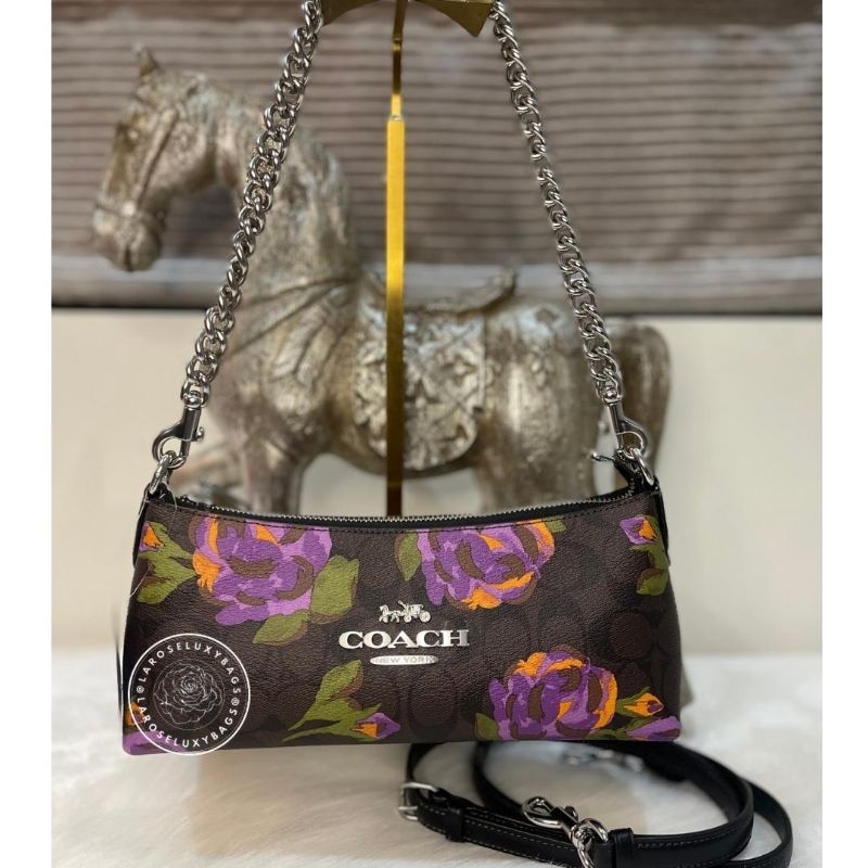 TAS COACH CHARLOTTE CHAIN SHOULDER BAG
