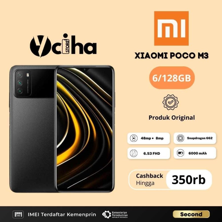 poco m3 6/128 second fullset