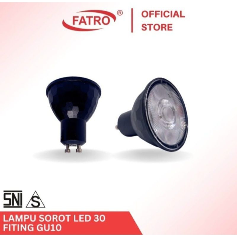Lampu Halogen 220v 7watt 7w 2700k GU10 gu 10 Fatro(Harga Perbiji)