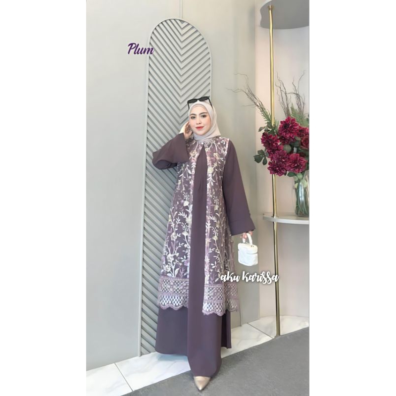 [PRE ORDER] KARTIKA SET OUTER by AKU KARISSA / GAMIS KARTIKA / GAMIS OUTER LEPAS PASANG / GAMIS SABR