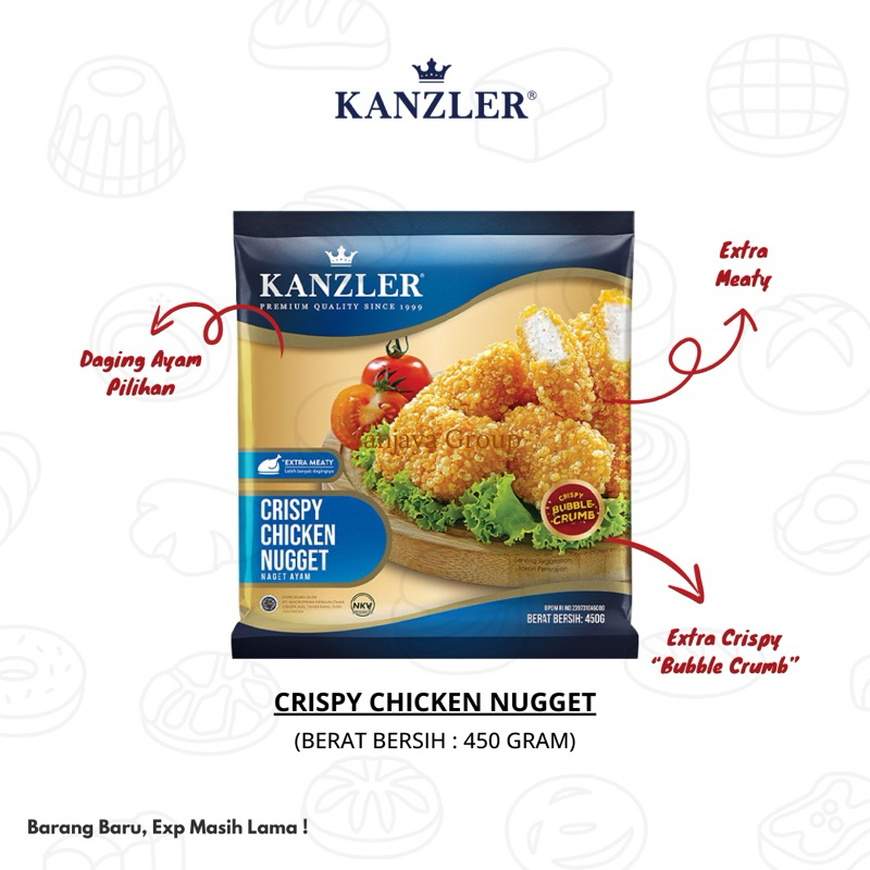 

Kanzler Crispy Chicken Nugget 450 Gram