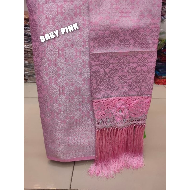 songket palembang mewah bordir