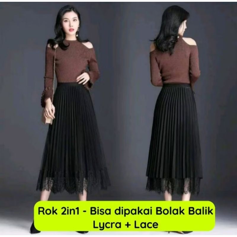 Rok Midi Tutu Skirt Import  / Rok Tutu 2 Sisi / Rok Tutu bolak balik ( Preloved )