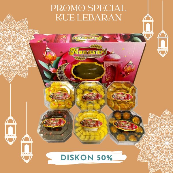 

paket kue kering lebaran hampers lebaran kue raya idul fitri BINTANG 5