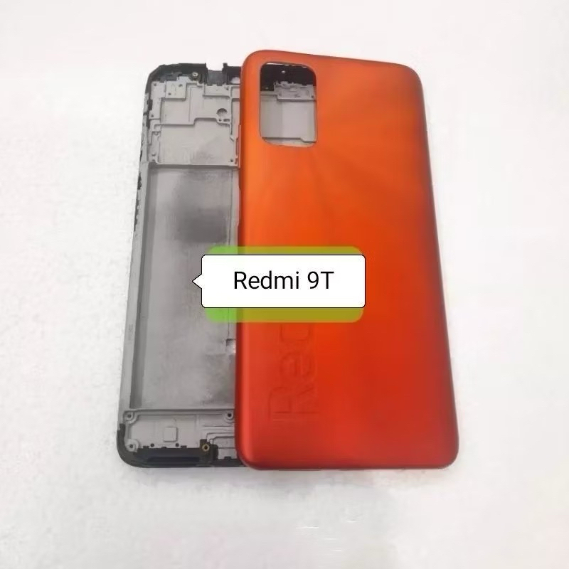 Kesing Housing Fullset BackDoor Casing Belakang + Frame LCD XIAOMI REDMI 9T | Cassing Belakang Back 