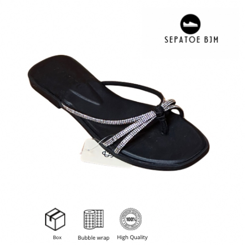 SAHIKU - HW08 Sandal Wanita || Sandal Santai Casual || Sandal Teplek Fashion Wanita