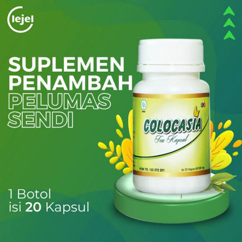 COLOCASIA Tea Kapsul Penambah Cairan Lutut Lejel Asli Original BPOM