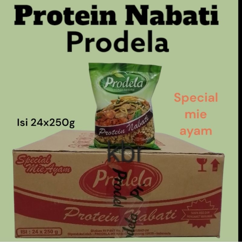 

PRODELA Protein Nabati 250g ( 1 DUS isi 24 bks )