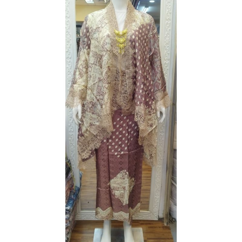 Set outer batik viscose lace Nienfashion
