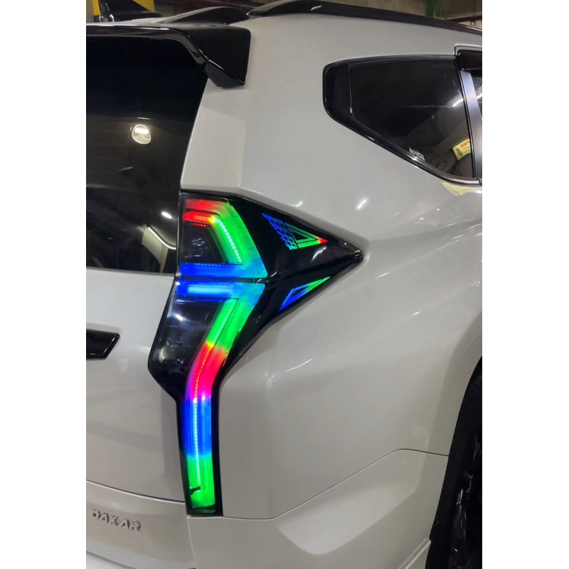 stoplamp lampu pajero dakar 2022- 2025 custom rgb lampu pajero dakar