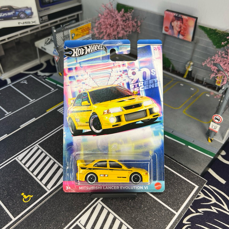 Hot Wheels 90’s Mitsubishi Lancer Evolution VI 6 Kuning