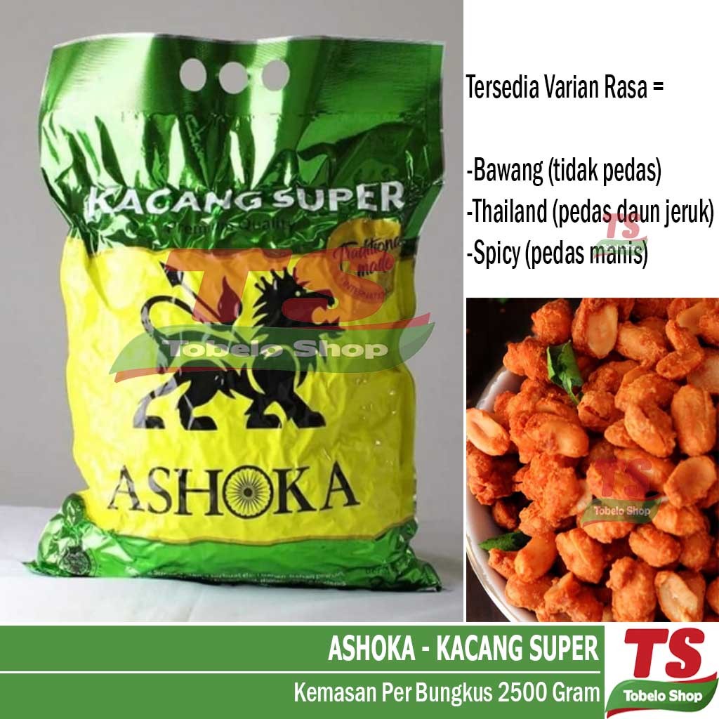 

KACANG ASHOKA 2.5 KG / KACANG BAWANG / KACANG THAILAND / KACANG SPICY