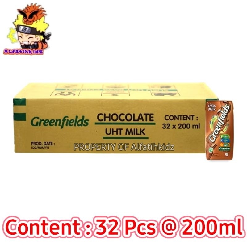 

Greenfields UHT Cokelat isi 32Pcs @ 200ml | Karron