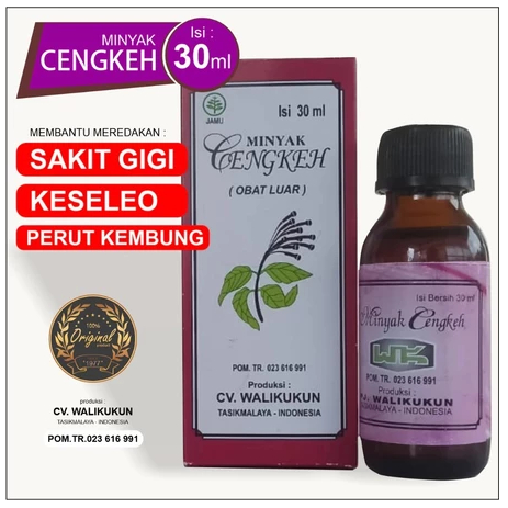 Minyak Cengkeh Walikukun Original 30 Ml | Minyak Cengkeh Herbal Walikukun | Minyak Cengkeh Walikukun