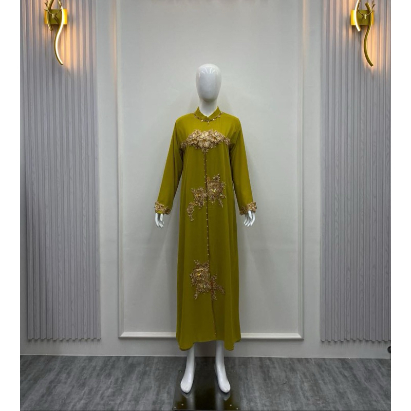 set setelan celana pesta wanita payet