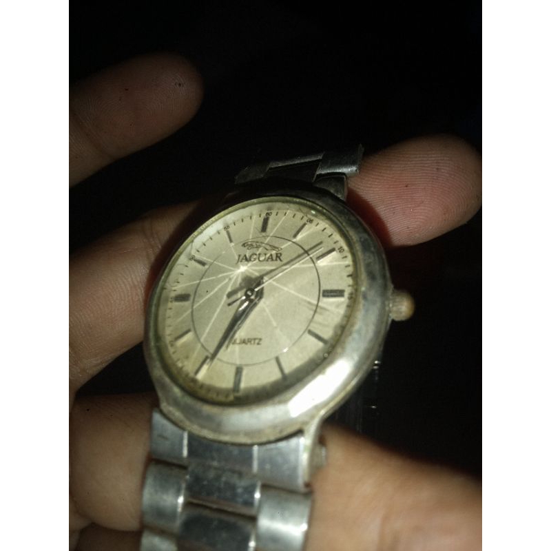 Jam tangan jaguar kaca bevel ori