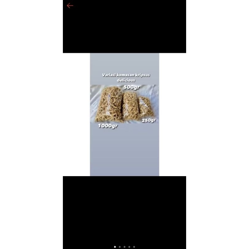 

Kripik Usus 1kg