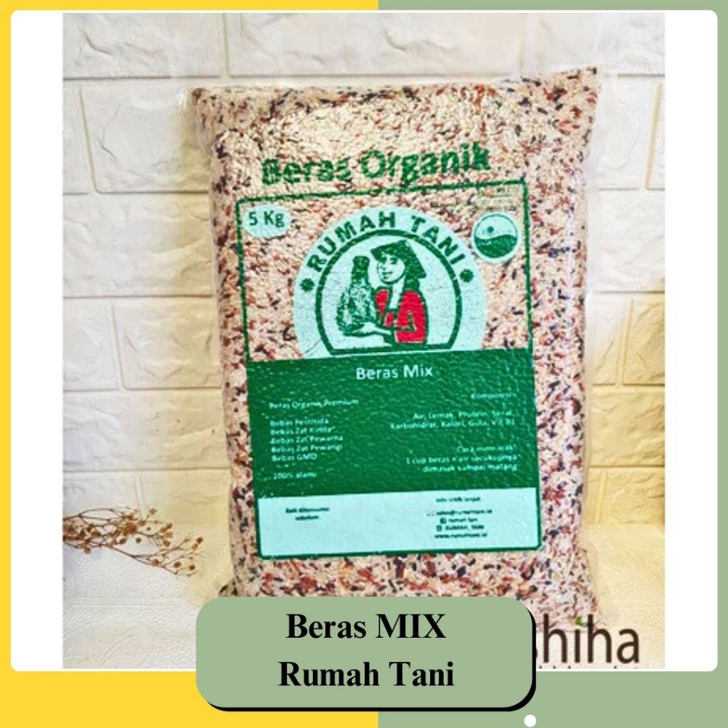 

SHIHA - Beras Organik Mix Rumah Tani 5 kg |