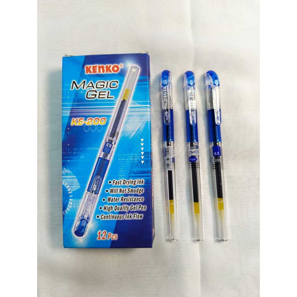 

KENKO GEL PEN KE-200 (Magic Gel) 0.5MM / PEN GEL / PEN TINTA GEL / PENA GEL