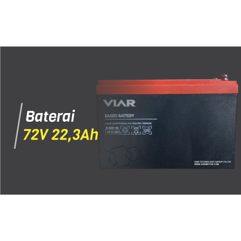 [PRE ORDER] BATERAI MOTOR LISTRIK EV1 VIAR