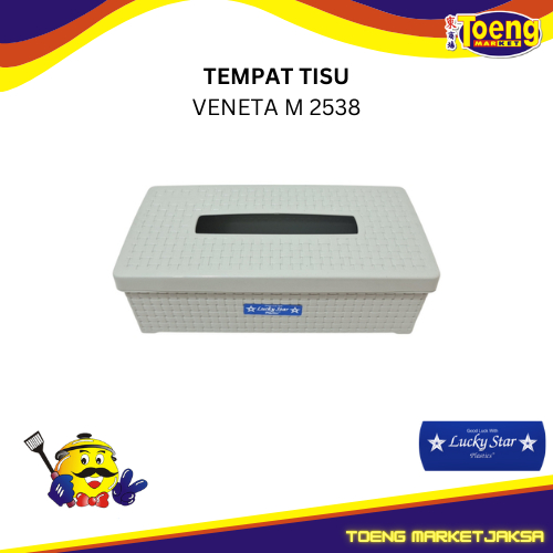 TEMPAT TISU / VENETA TISSUE BOX M 2538 A/C/CR/P LUCKY STAR