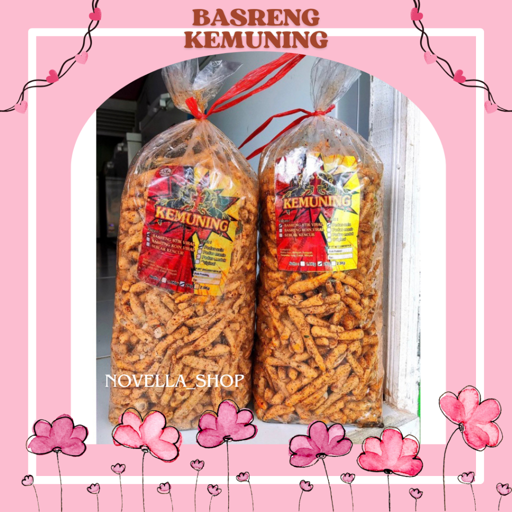 

BASRENG KEMUNING PEDAS/BASRENG IKAN/250gr-500gr-1kg-1 ball(2kg)/BASRENG PEDAS KEMUNING