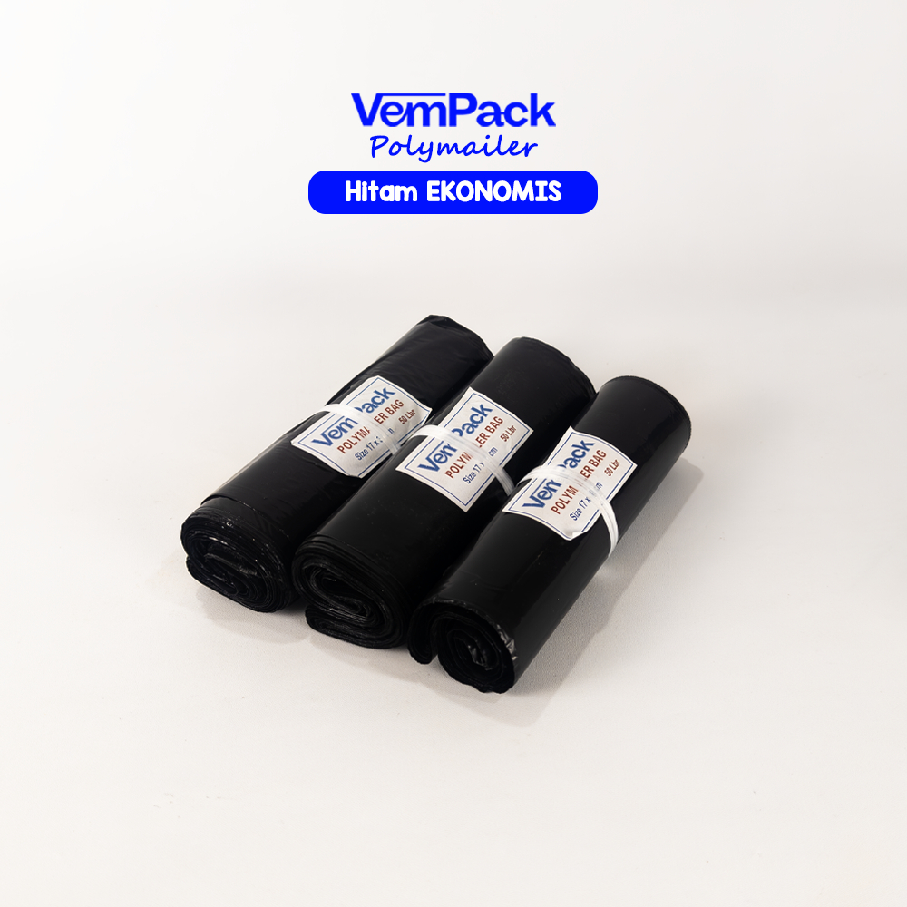 

RB Polymailer EKONOMIS 28x40 CM 40 Micron PE Glossy Plastik Packing Online Shop Tebal Anti Sobek