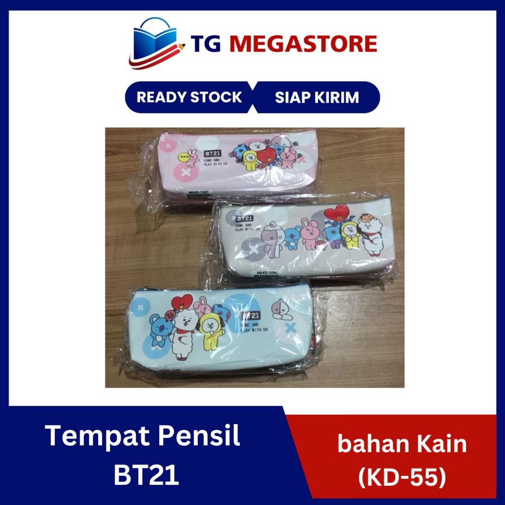 

Tempat Pensil bahan Kain BT21 (KD-55)