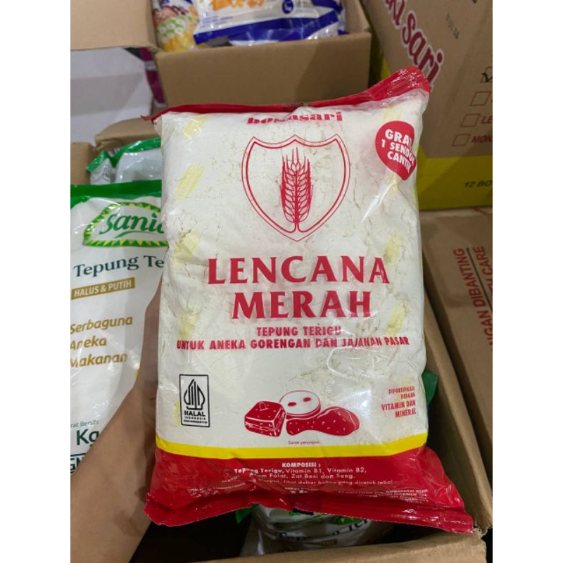 

TEPUNG TERIGU LENCANA MERAH 1KG