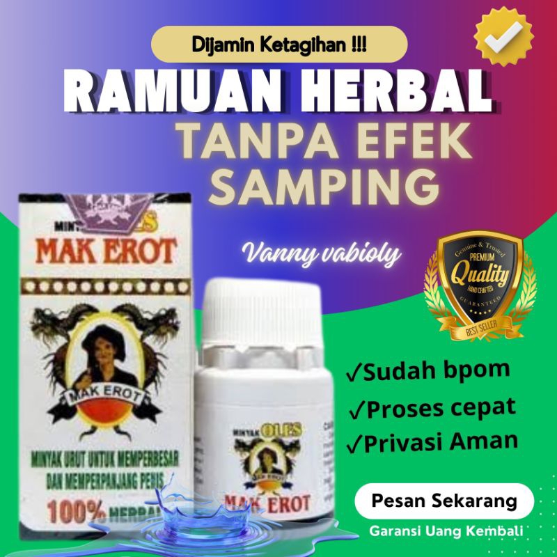 minyak herbal original mak erot asli 100% original- minyak urut tradisional ampuh mengobati lemah sy