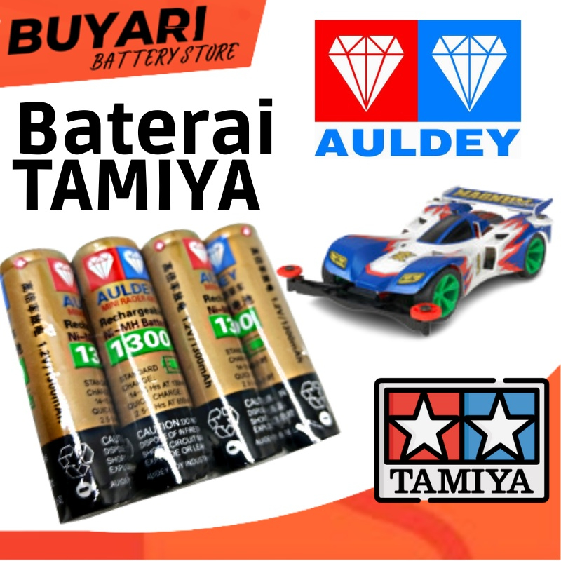 [BISA COD] Baterai AA Auldey 1300mAh Rechargeable Cas Charger Charge Recharge Tamiya Murah Sony Sany