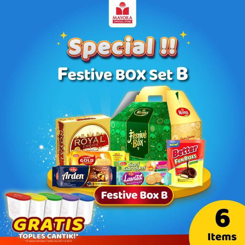 

Roma Festive Box Set B - Hampers / Paket Parcel Lebaran Biskuit Roma