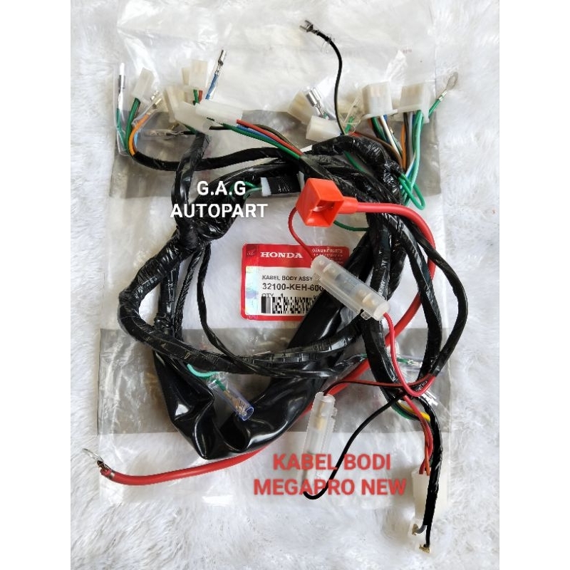 KABEL BODI KABEL BODY HONDA MEGAPRO NEW MEGAPRO PRIMUS KEH
