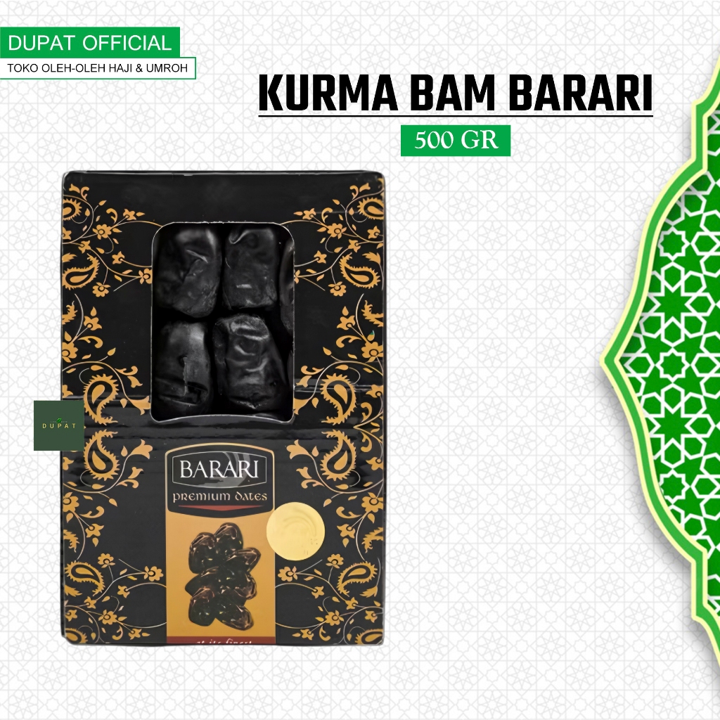 

Kurma Bam Barari Premium Kurma 500 gr