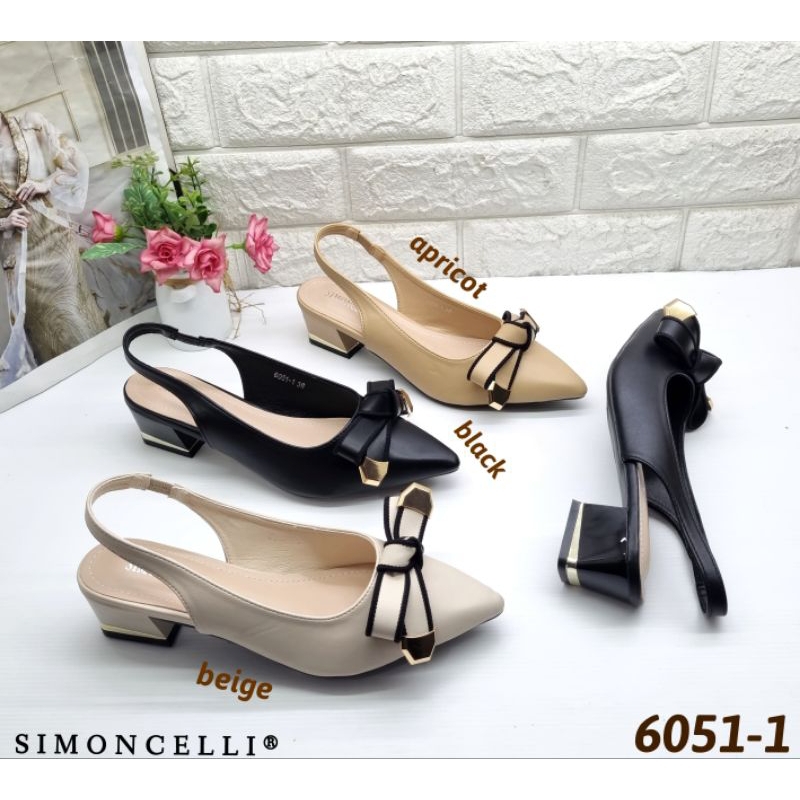 sandal sepatu simoncelli heel 5 cm