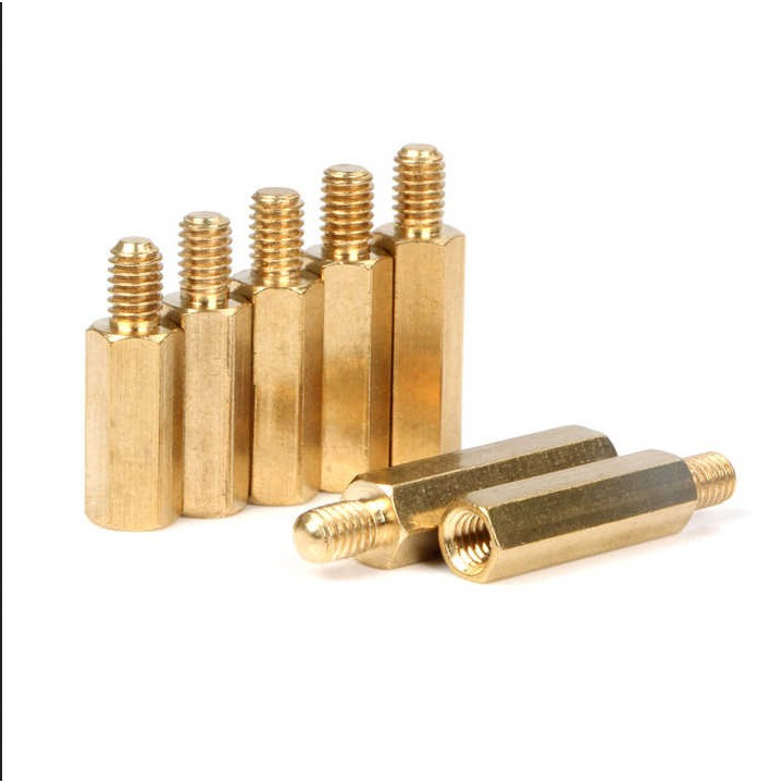 Spacer kuningan M3x10+6 MF Standoff Baut Pilar penyangga PCB 10mm 10 mm